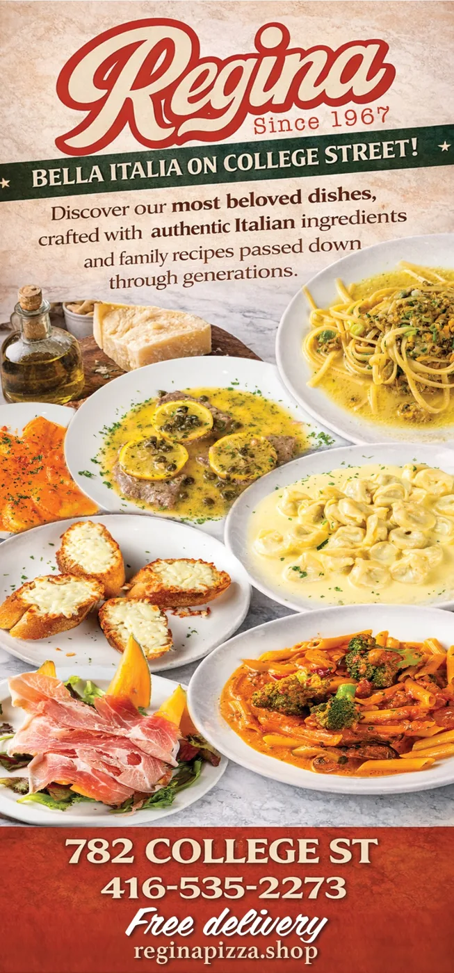 Pizza restaurant print advertisement